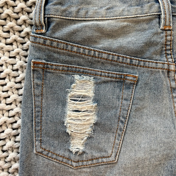 Minkpink Slasher Flick Distressed Denim Shorts - Picture 9 of 10